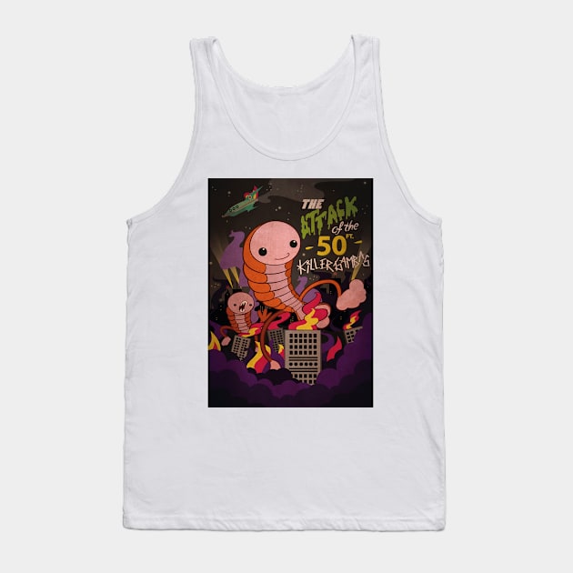 The attack of the 50 ft killer gambas Tank Top by atomiqueacorn